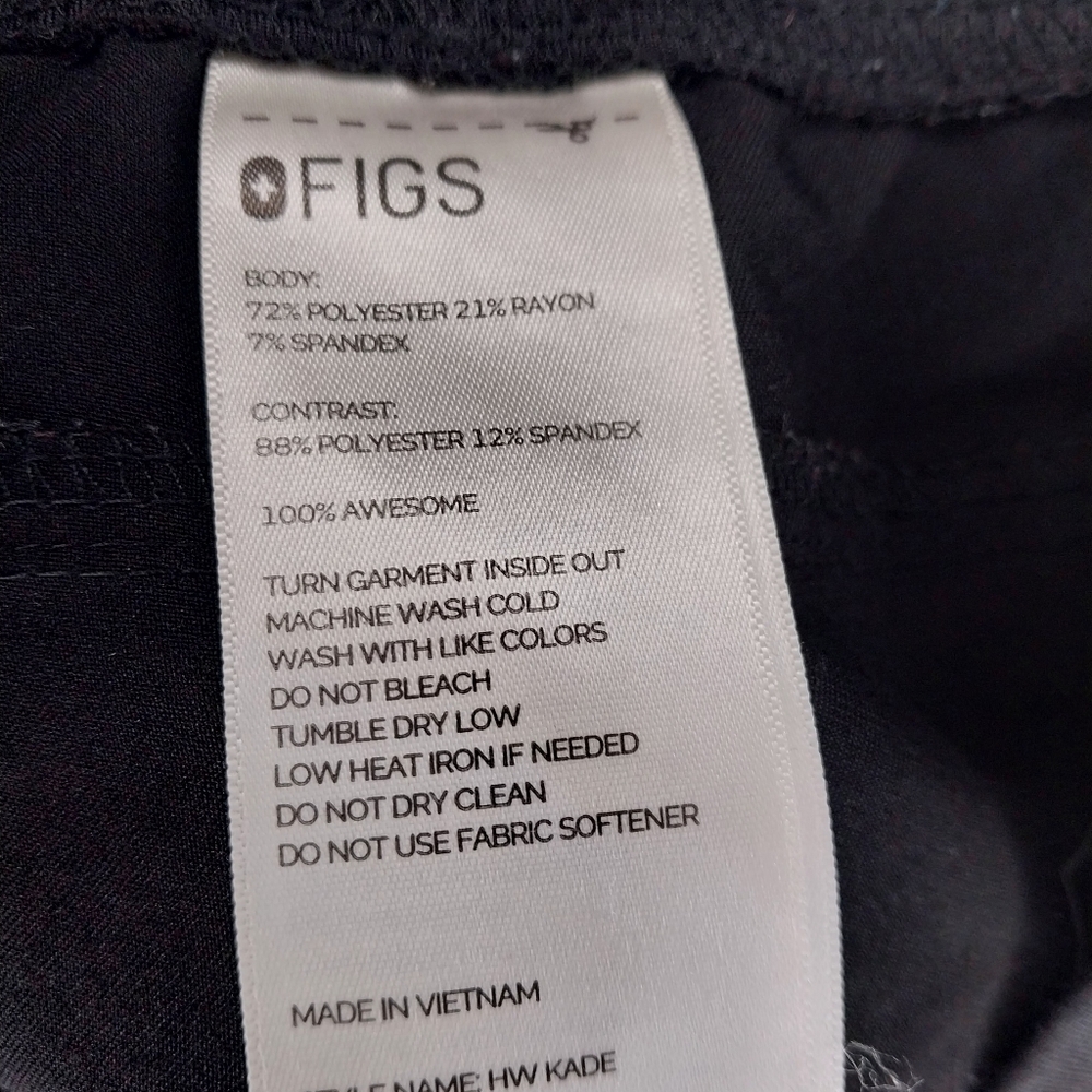 Figs Technical Collection Drawstring Pants Size M - image 8